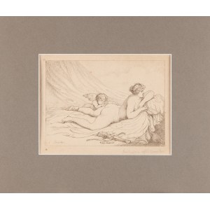 Thomas ROWLANDSON (1756-1827), Lying Venus, late 18th and early 19th centuries