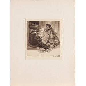 Choisy LE CONIN (italienisch Franz VON BAYROS; 1866-1924), Geißelung, 1912
