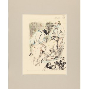 Louis BERTHOMME-SAINT-ANDRÉ (1905-1977), Erotic Scene, circa 1940.