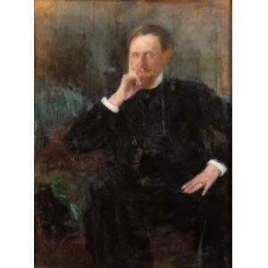 Olga Boznańska (1865 Krakau - 1940 Paris), Porträt von Louis Libaude (Portrait de Mr L.), 1906