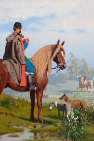 Vladimir Moose (1849 Slawuta - 1888 Munich), On the hunt, 1878