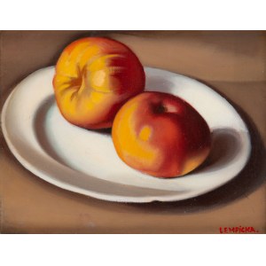 Tamara Łempicka (1895 Moskwa - 1980 Cuernavaca, Meksyk), Martwa natura z jabłkami, około1946