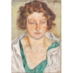 Maria Melania Mutermilch \ Mela Muter (1876 Warszawa - 1967 Paryż), Portret pani Pfeffel, lata 20. XX w.