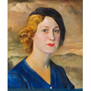 Ludomir Ślendziński (1889 Vilnius - 1980 Krakau), Porträt von Danuta Wyrwicz-Wichrowska, 1934