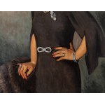 Henryk Berlewi (1894 Warschau - 1967 Paris), Porträt einer Dame im Abendkleid, 1937