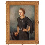 Henryk Berlewi (1894 Warschau - 1967 Paris), Porträt einer Dame im Abendkleid, 1937