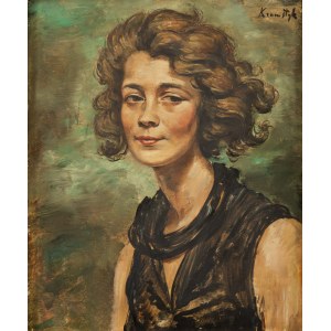 Roman Kramsztyk (1885 Warszawa - 1942 Warszawa), Portret kobiety w czerni