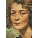 Roman Kramsztyk (1885 Warschau - 1942 Warschau), Porträt einer Frau in Schwarz