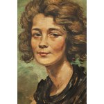 Roman Kramsztyk (1885 Warschau - 1942 Warschau), Porträt einer Frau in Schwarz