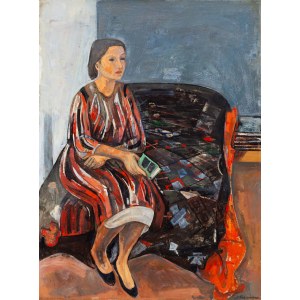 Joseph Pressmane (1904 Berestechko, Ukraine - 1967 Paris), Portrait of a seated woman