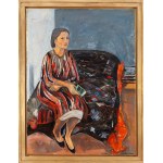 Joseph Pressmane (1904 Berestechko, Ukraine - 1967 Paris), Portrait of a seated woman