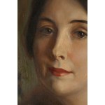 Tadeusz Styka (1889 Kielce - 1954 New York), Porträt einer Dame im Pelz