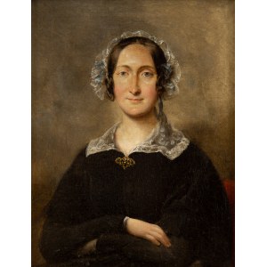 Jan Nepomucen Głowacki (1802 Kraków - 1847 Kraków), Portrait of Kamilla Żeleńska, née Russocka, 1847