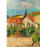 Michel Kikoïne (1892 Homel k. Mohylowa - 1968 Paryż), Kościół na wzgórzu, około1918-1920