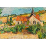 Michel Kikoïne (1892 Gomel near Mogilev - 1968 Paris), Church on the Hill, ca. 1918-1920