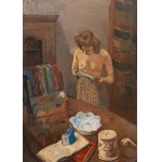 Adolf Feder (1886 Odessa - 1943 obóz Auschwitz), Kobieta czytająca list, 1939
