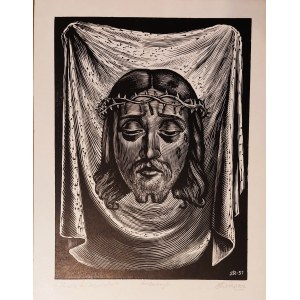 Stanislaw Rolicz, Veil of St. Veronica, 1957