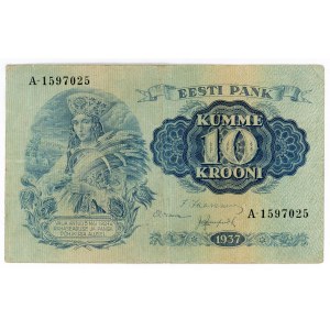 Estonia 10 Krooni 1937