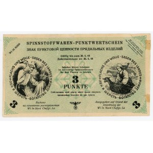 Estonia 3 Punkt 1944 Germany Occupation WWII