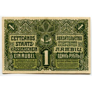 Latvia 1 Rouble 1919