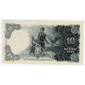 Latvia 10 Latu 1938