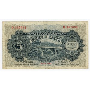 Latvia 5 Latu 1940