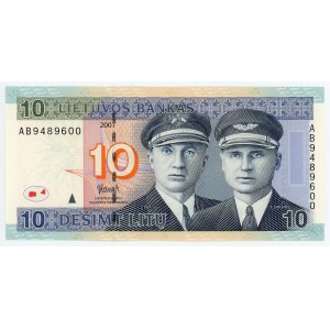 Lithuania 10 Litu 2007