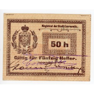 Russia - Ukraine Czernowitz 50 Heller 1914 (ND)