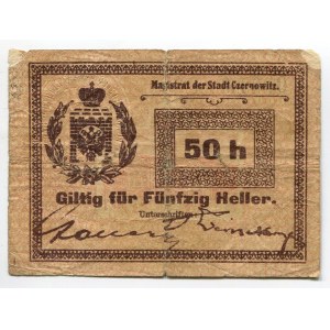 Russia - Ukraine Czernowitz 50 Heller 1914 (ND)