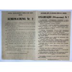 Russia - Ukraine Odessa Sale of Jewish property 1942 Announcement