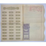 Romania AUR S.A. Romana Miniera Share of 10 x 500 Lei 1935