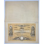 Romania Institutul de Credit si Economii Timisiana Share for 200 Coroane 1910