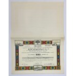 Romania Institutului de Credit Si Economii Goronul 5 Shares for 1000 Lei 1922