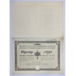 Romania Kronstadter Papierstoff-fabrik-AG Share of 30 pengo 1935