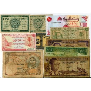 Africa Lot of 10 Banknotes 1929 - 1970