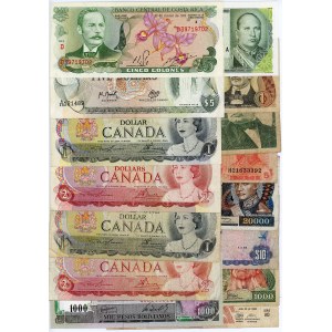 America Lot of 39 Banknotes 20 -th Century