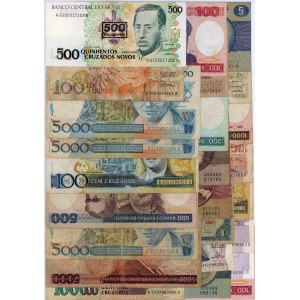 Brazil Lot of 27 Banknotes 20 -th Century