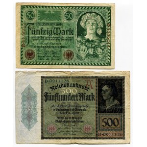 Germany - Weimar Republic Lot of 7 Banknotes 1920