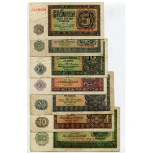 Germany - DDR Lot of 7 Banknotes 1948