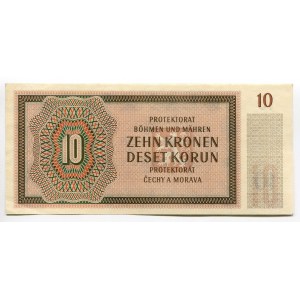 Bohemia & Moravia 10 Kronen 1942