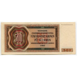 Bohemia & Moravia 500 Korun 1942 Specimen