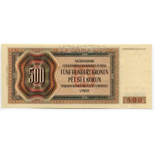 Bohemia & Moravia 500 Korun 1942 Specimen