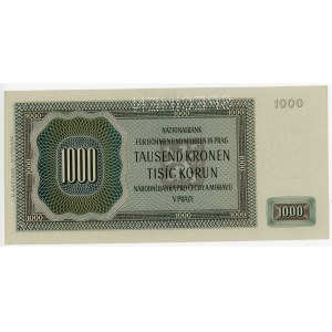 Bohemia & Moravia 1000 Korun 1942 Specimen