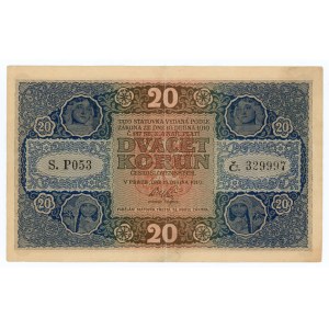 Czechoslovakia 20 Korun 1919