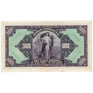 Czechoslovakia 5000 Korun 1920 Specimen