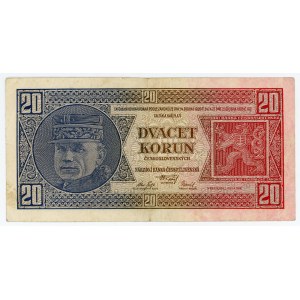 Czechoslovakia 20 Korun 1926