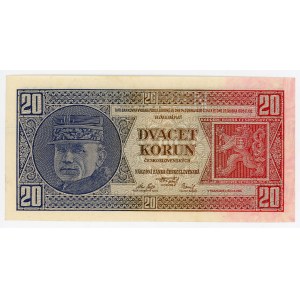 Czechoslovakia 20 Korun 1926 Specimen