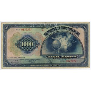 Czechoslovakia 1000 Korun 1932 Specimen