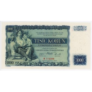 Czechoslovakia 1000 Korun 1934 Specimen