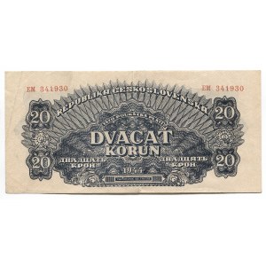 Czechoslovakia 20 Korun 1944